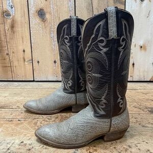 Vintage Hondo Elephant — Men’s 9.5 B Cowboy Western Exotic Boots